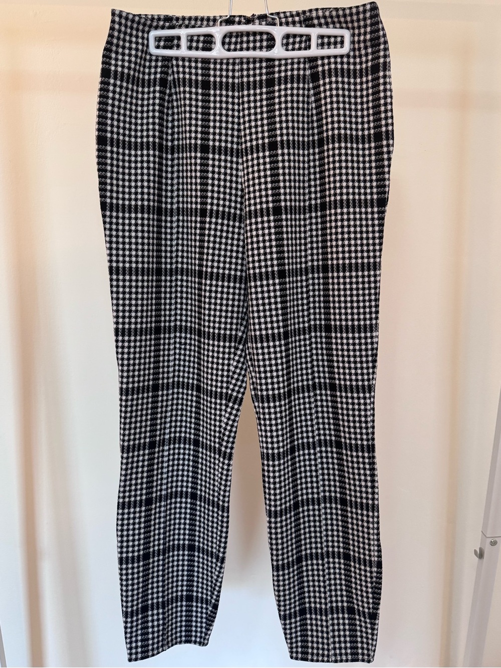 NBD x Naven Black and White Houndstooth Trousers